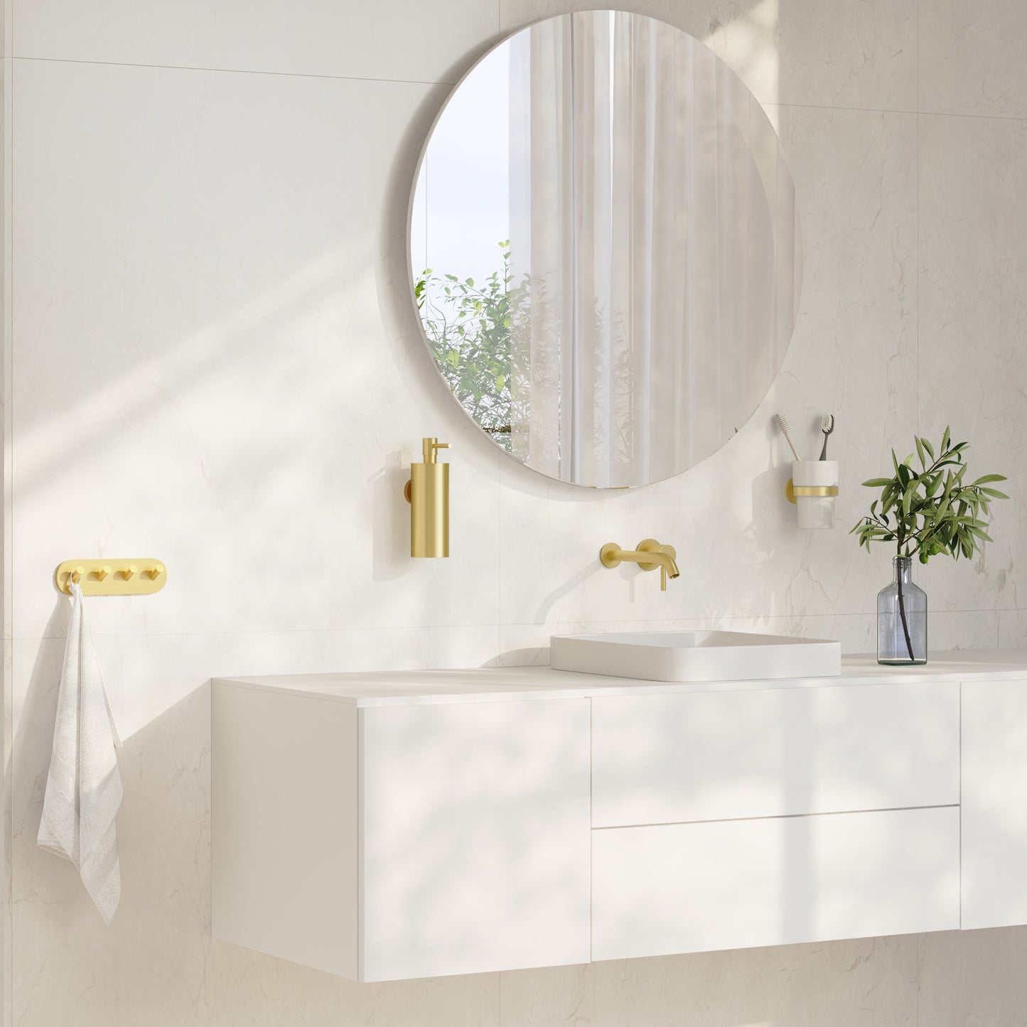 Smedbo Home Seifenspender gebürstetes Messing