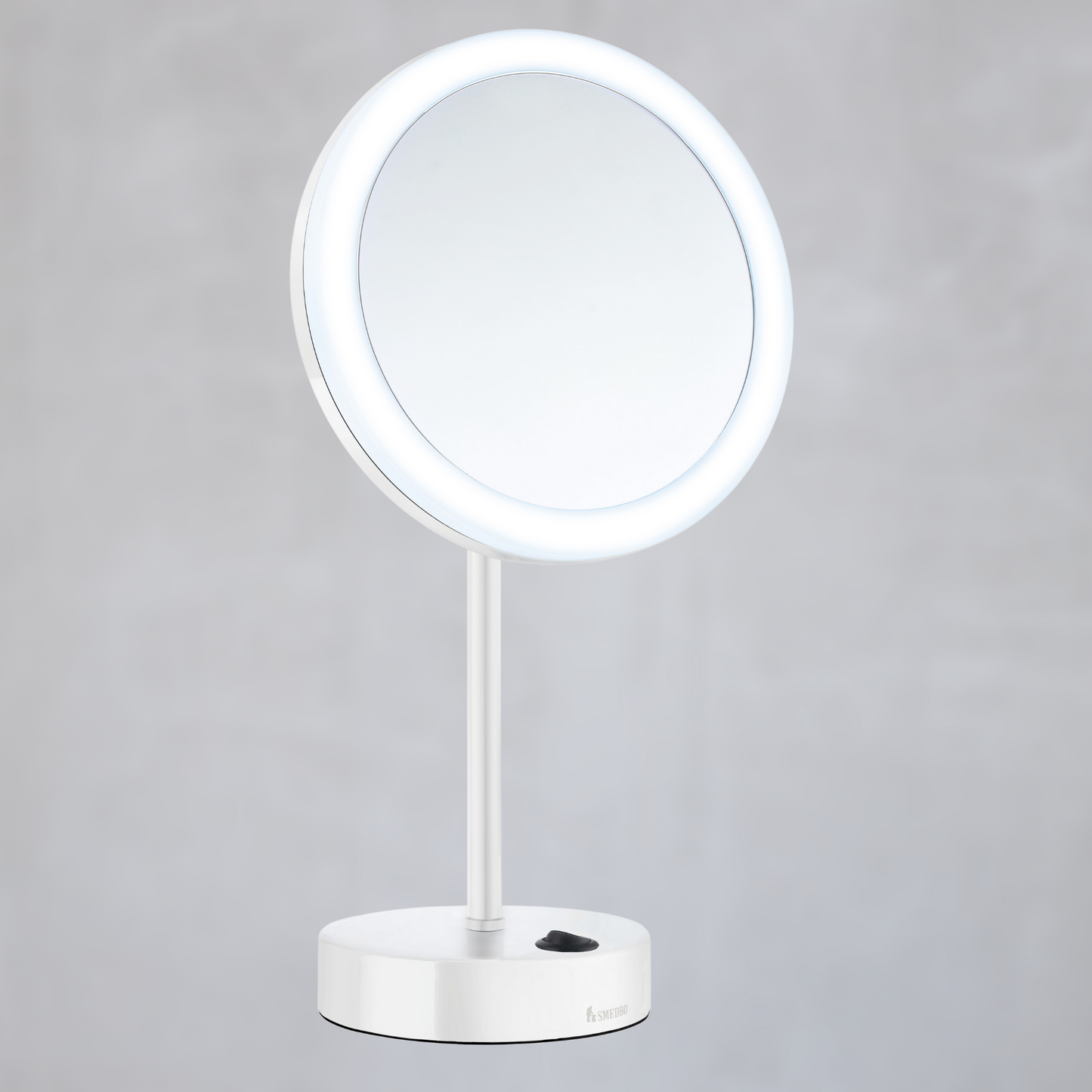 Smedbo Outline Schminkspiegel mit Licht chrom Bateriebetrieb