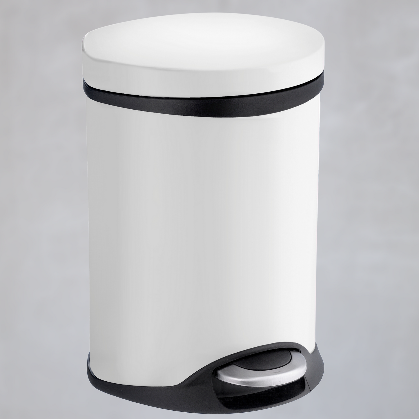 Smedbo Outline Tretmülleimer Stahl schwarz 6 LTR