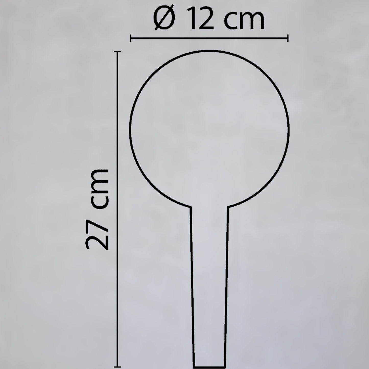Design - Handbrause schwarz matt