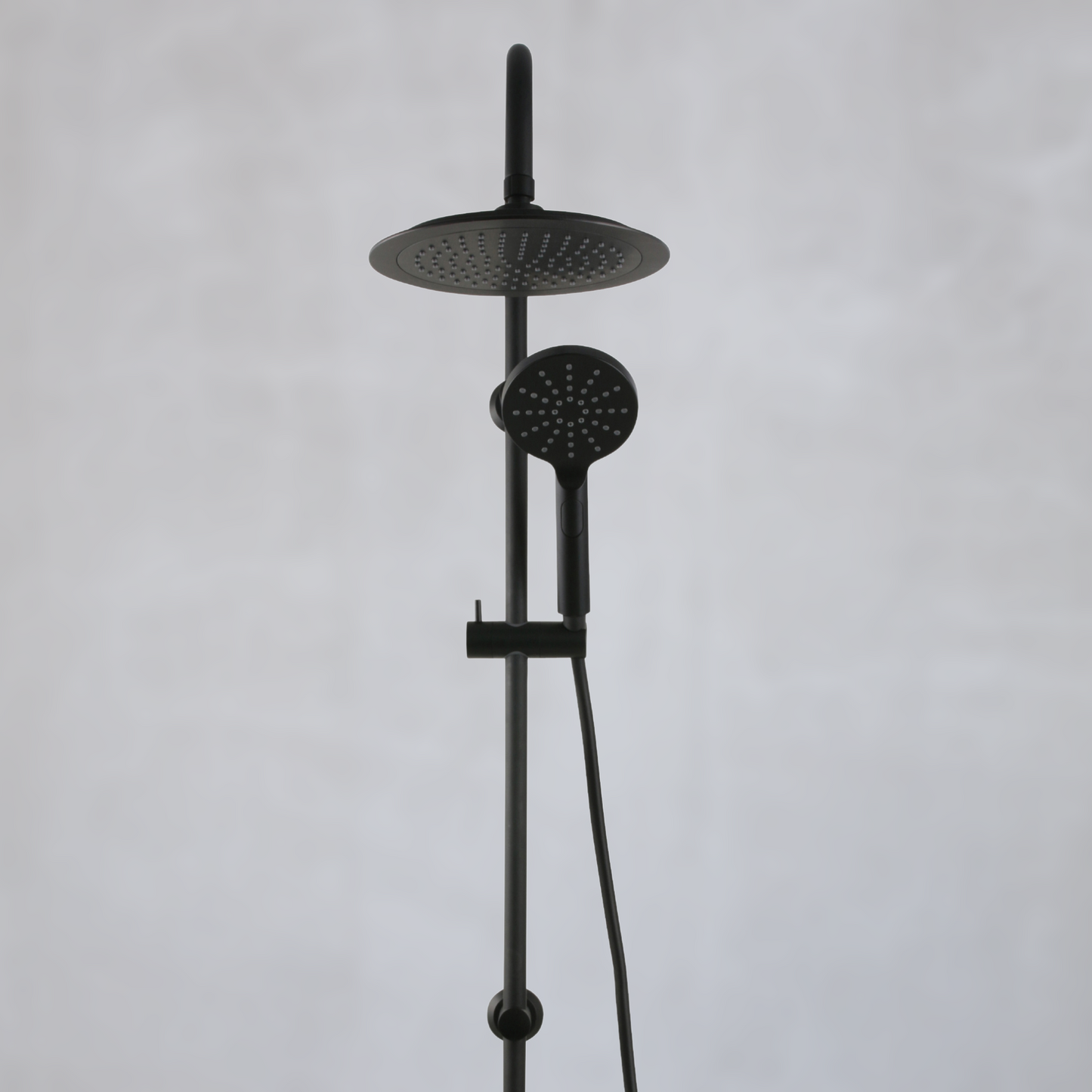 Wellness - Duschset schwarz matt