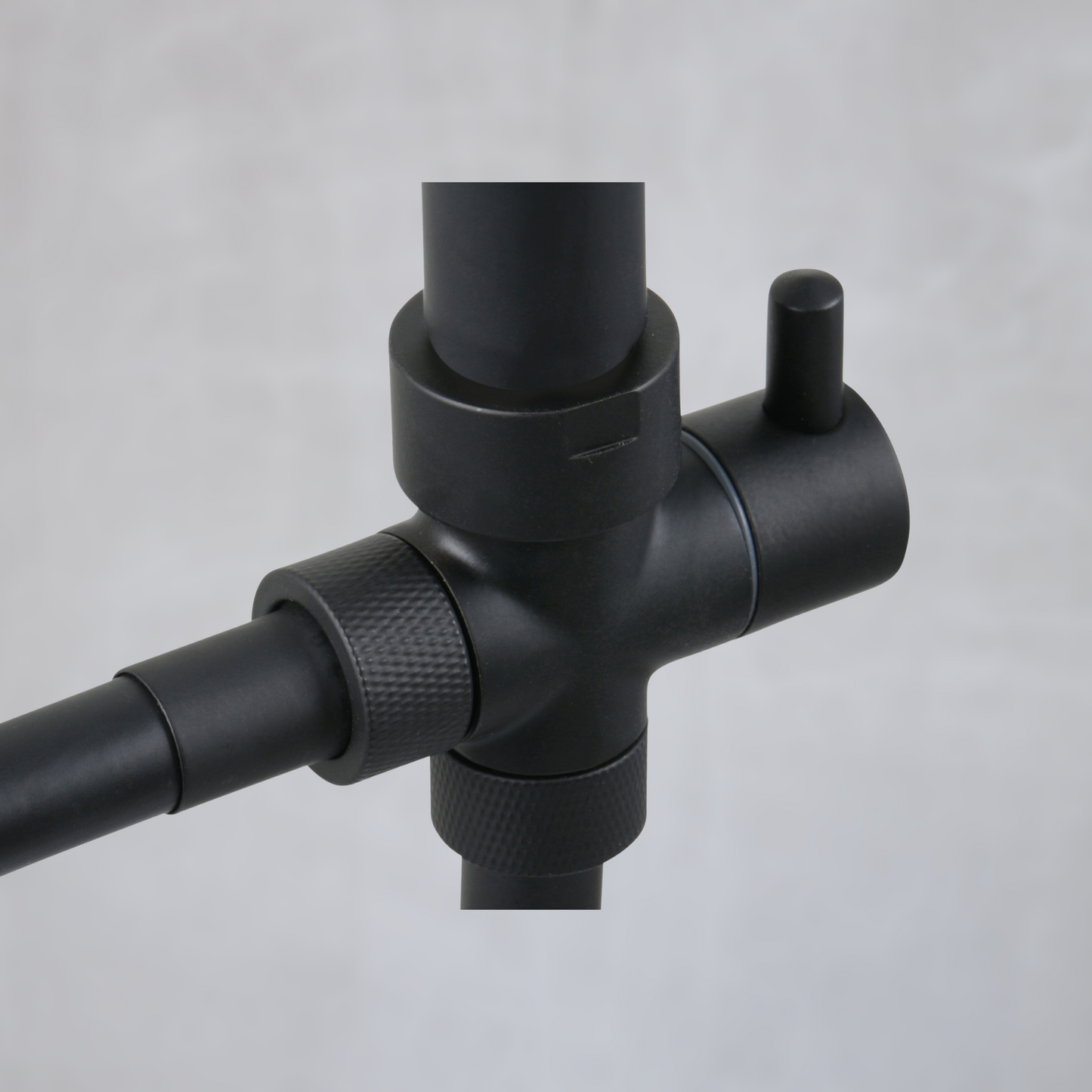 Wellness - Duschset schwarz matt