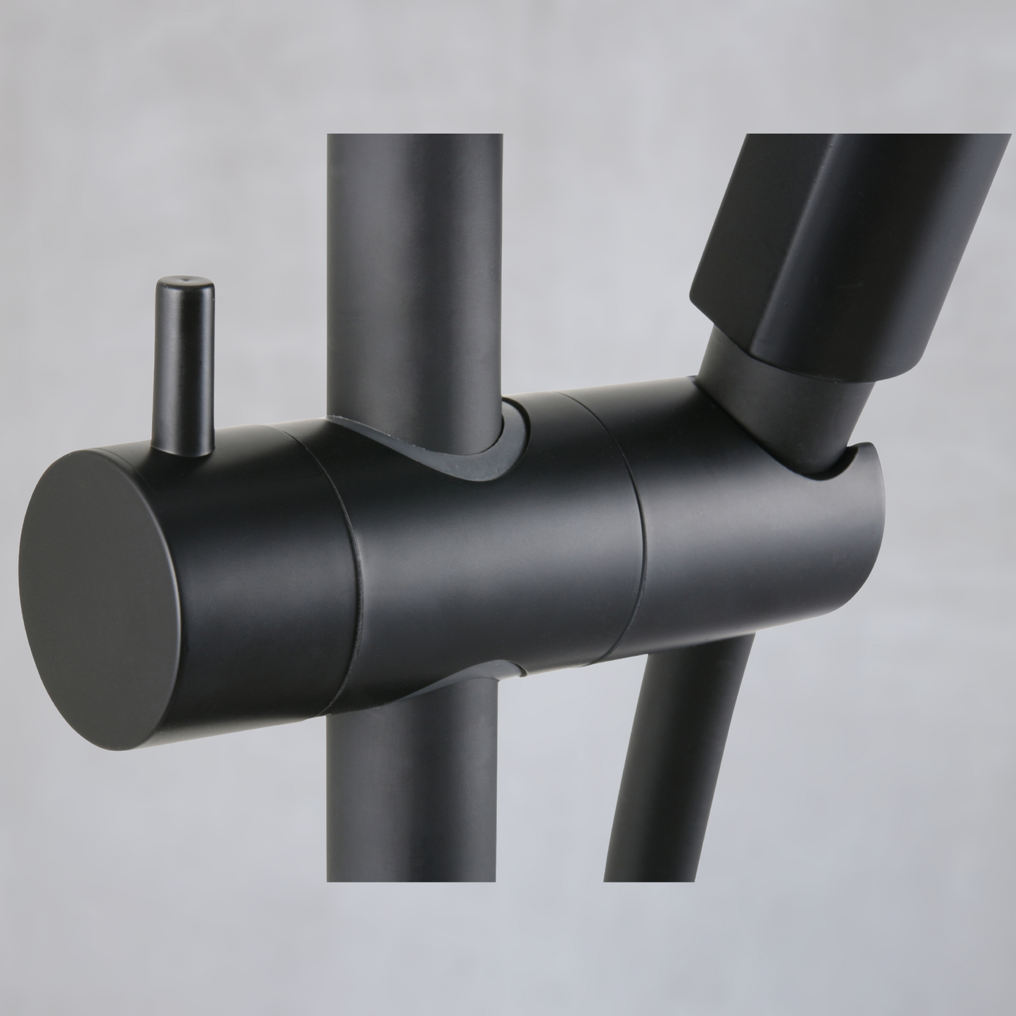 Wellness - Duschset schwarz matt