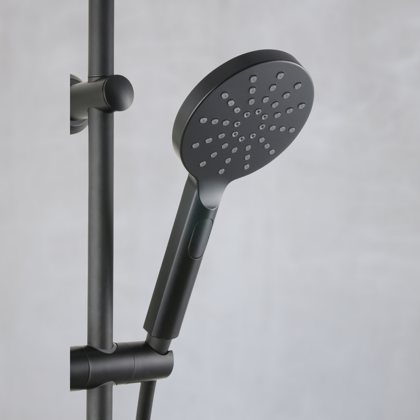 Wellness - Duschset schwarz matt