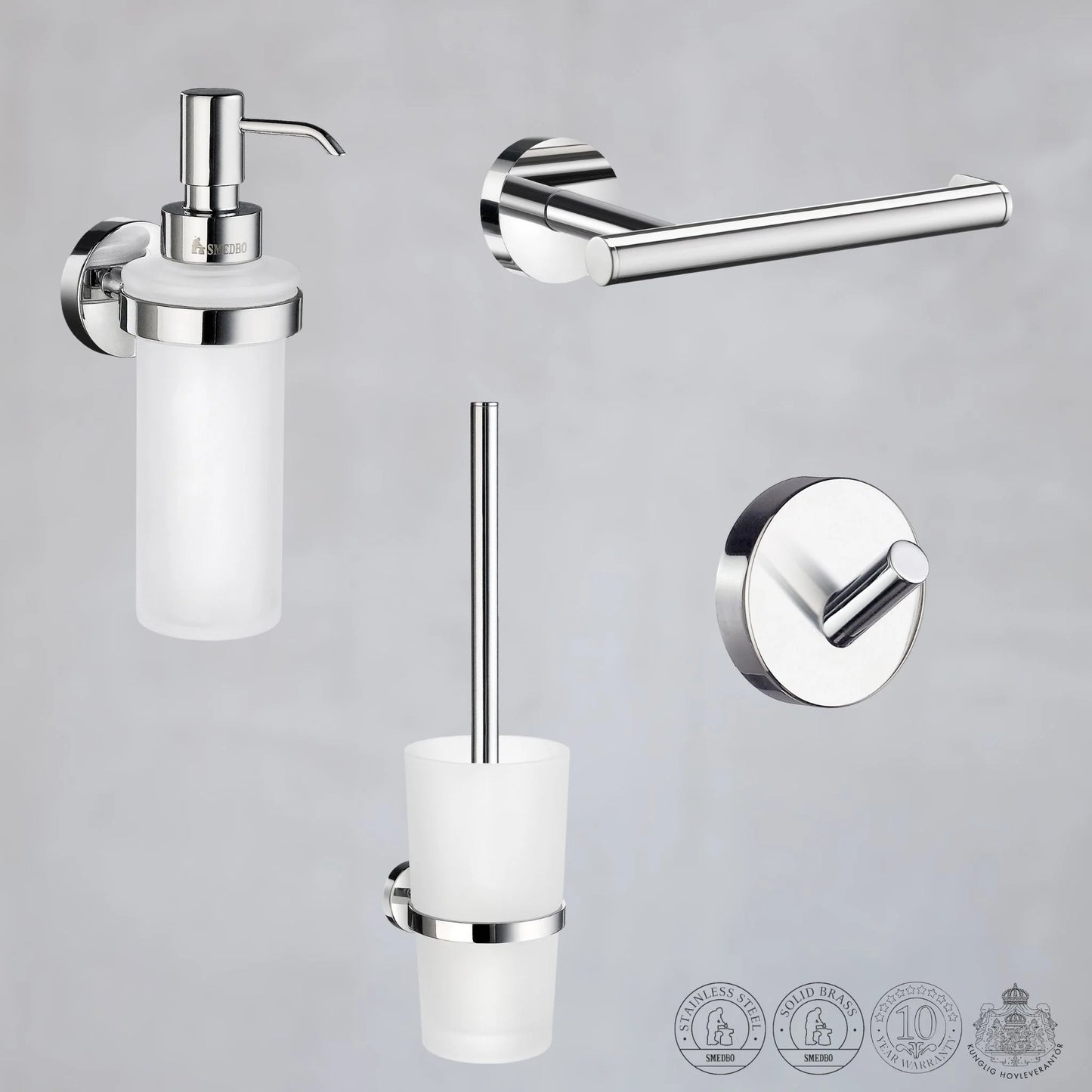 Badezimmer-Accessoire-Set | Home essential chrom