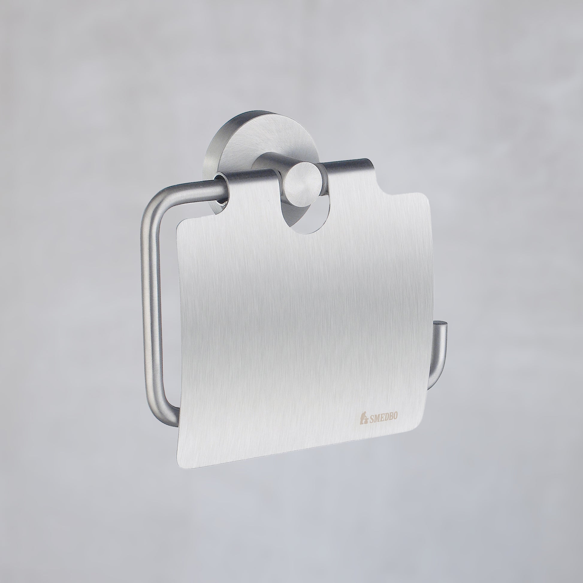 toilettenpapier aufbewahrung mit deckel Smedbo Home Toilettenpapierhalter mit Deckel gebürstetes Chrom